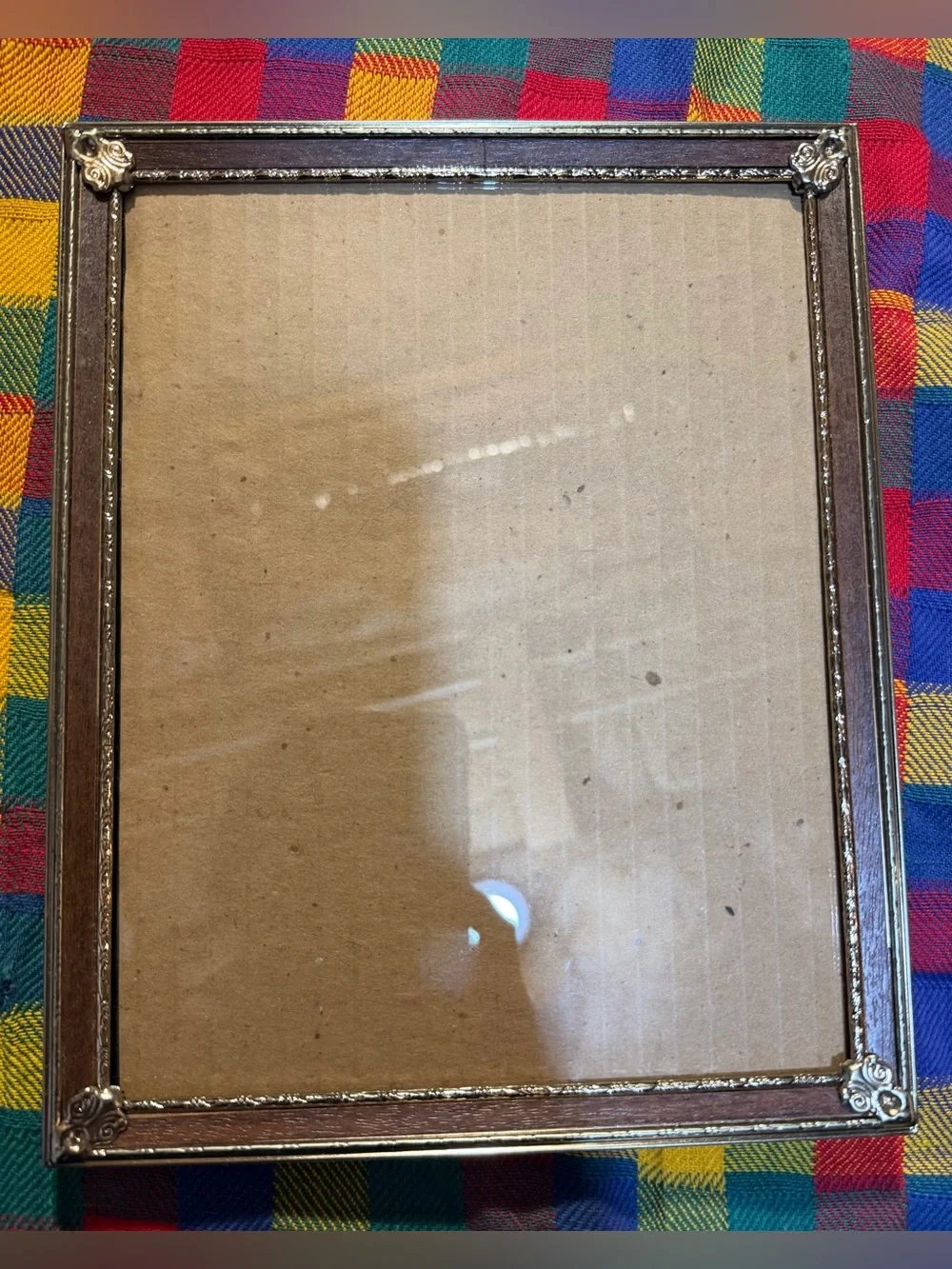 Vintage Ornate Brown And Gold Photo Frame
